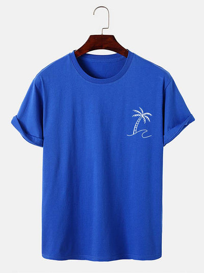 Palm Trees Print T-Shirt