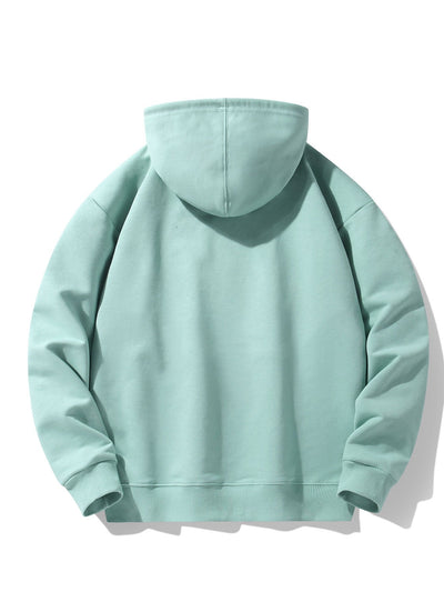 Basic Heavy Weight Drop Shoulder Relaxed Hoodie