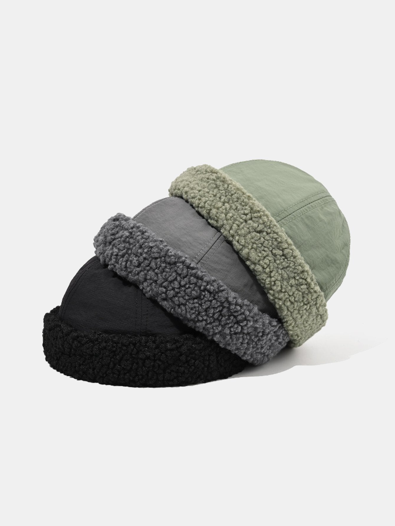 Quick Dry Plush Warm Brimless Hat