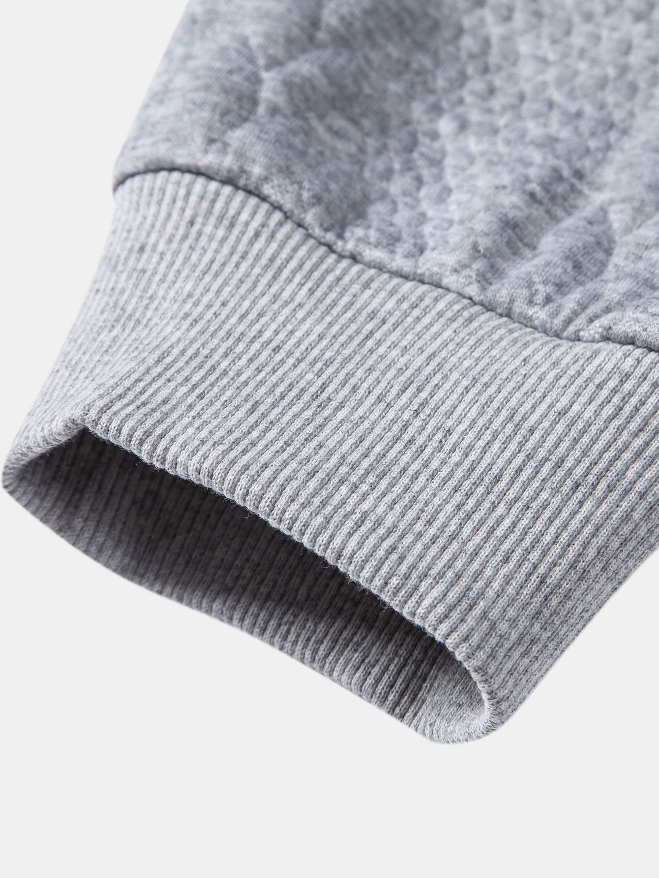 Relax Fit Wheat Jacquard Hoodie