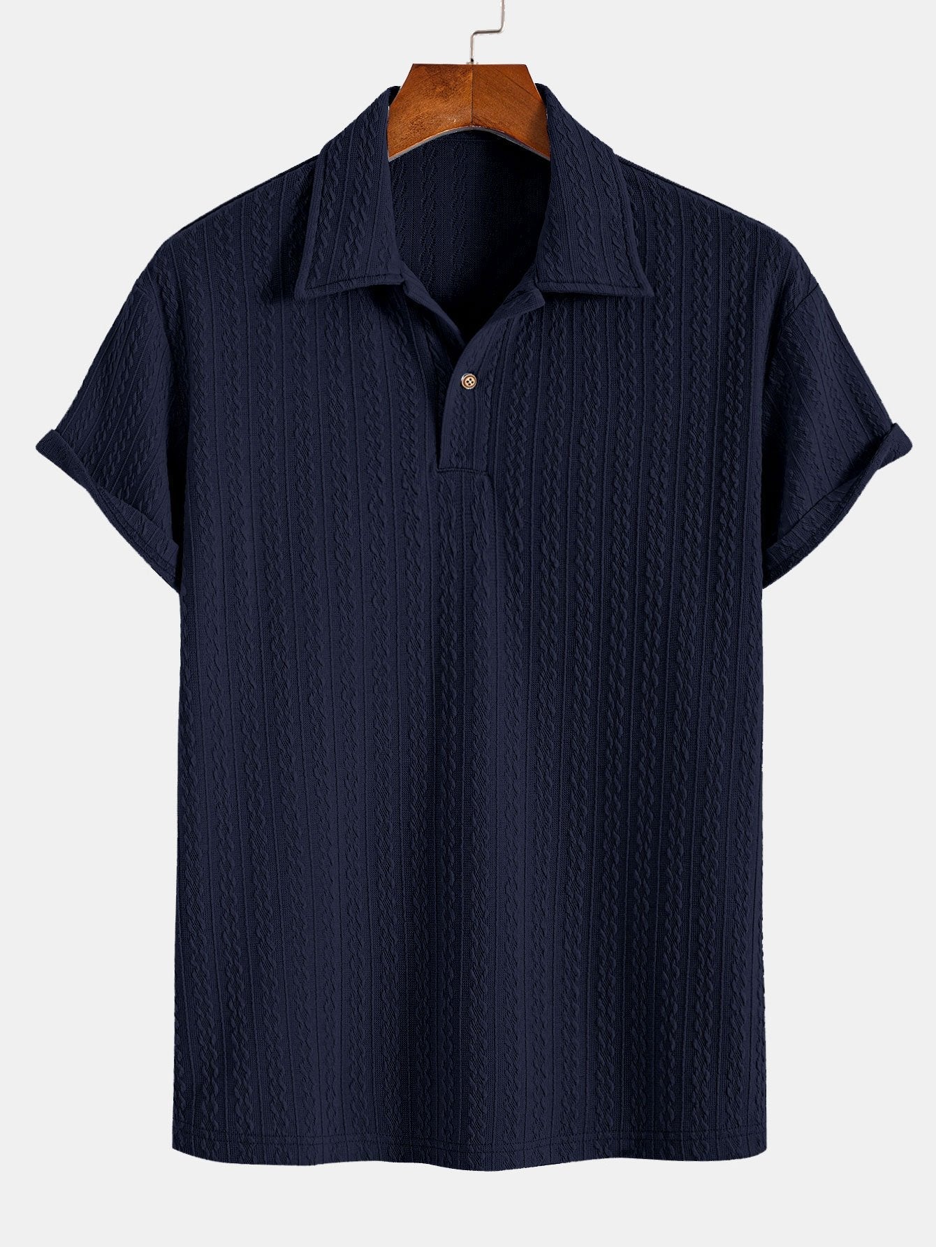 Textured Jacquard Polo