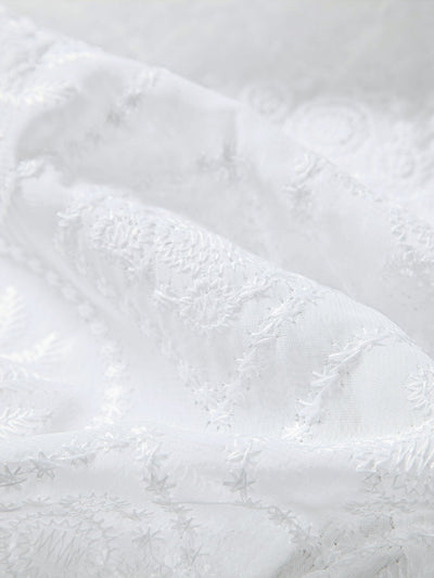 Embroidered Floral Cuban Shirt