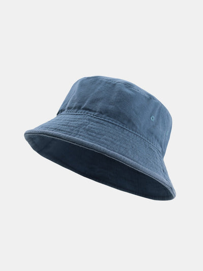 Hip Hop Solid Color Washed Distressed Bucket Hat