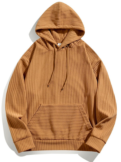 Relax Fit Corduroy Hoodie