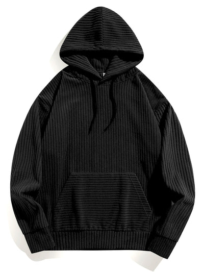 Relax Fit Corduroy Hoodie