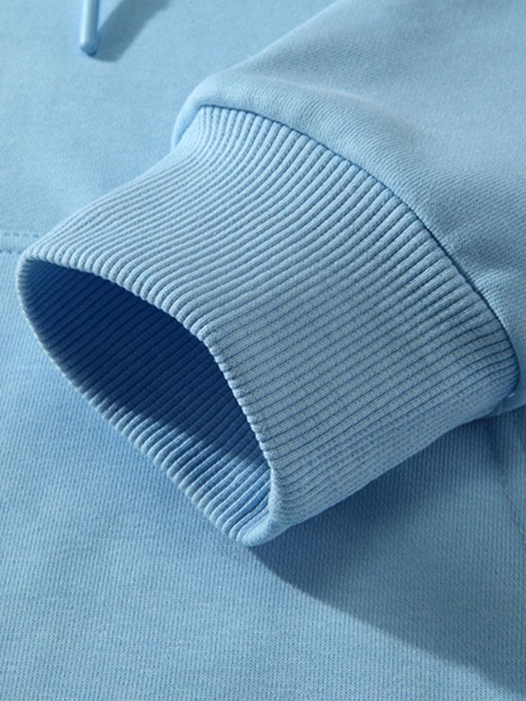 Basic Heavy Weight Drop Shoulder Relaxed Hoodie