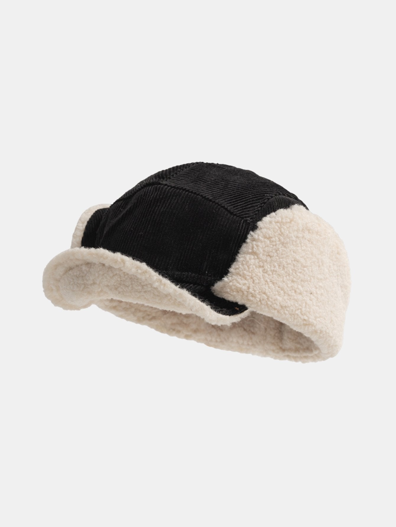 Retro Earflaps Corduroy Baseball Cap