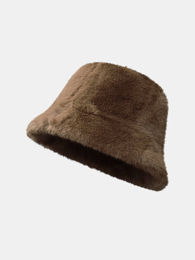 Winter Plush Warm Faux Fur Bucket Hat