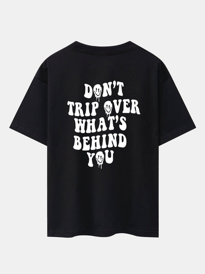Slogan Back Print Oversize T-Shirt