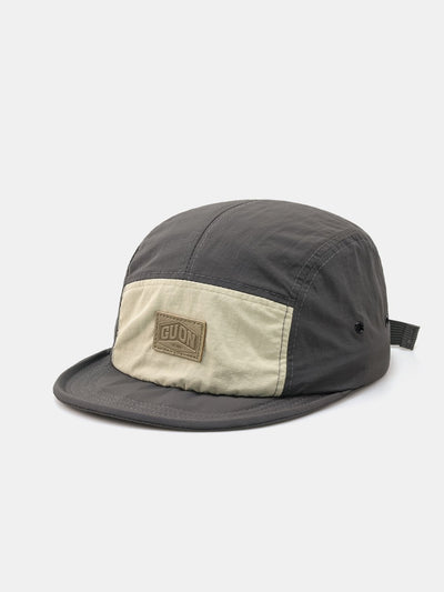 Retro Color Block Quick-Drying Baseball Cap