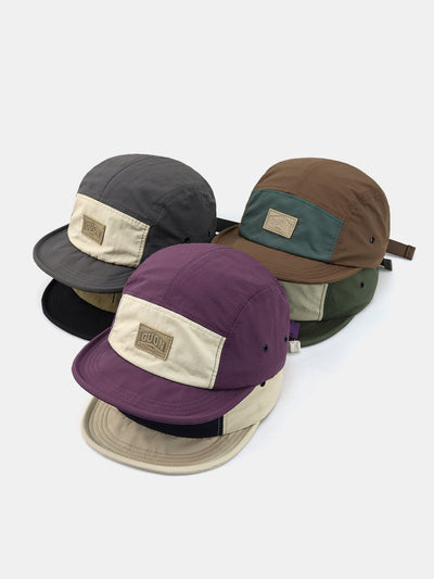 Retro Color Block Quick-Drying Baseball Cap