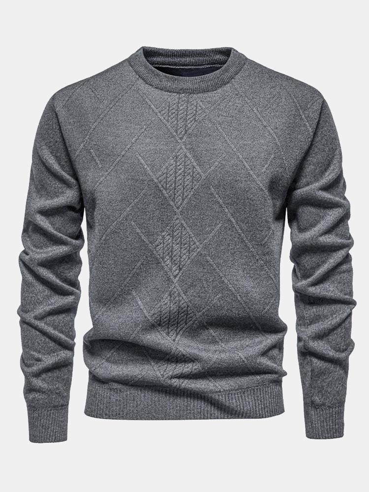 Geometric Rhombus Sweater