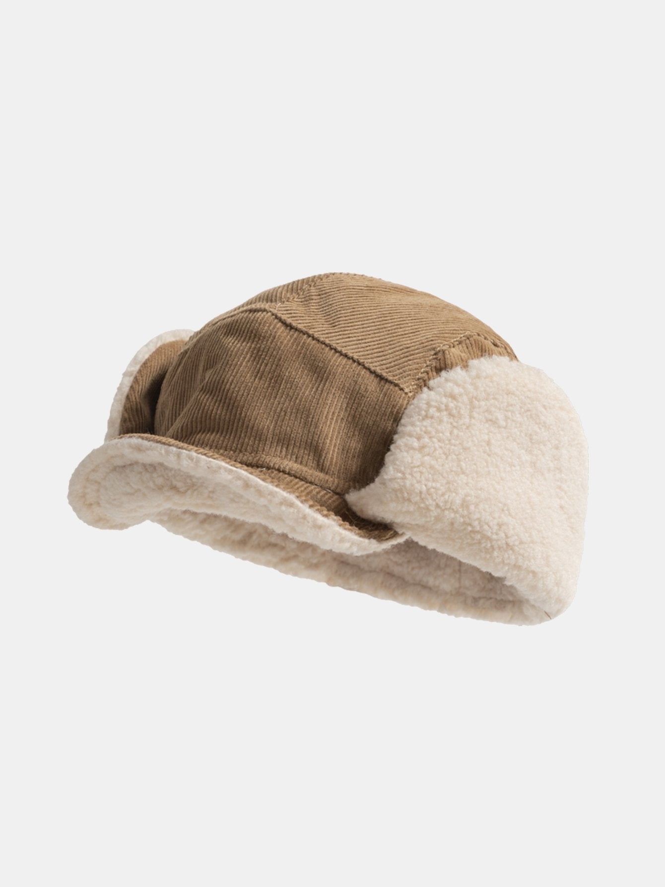 Retro Earflaps Corduroy Baseball Cap