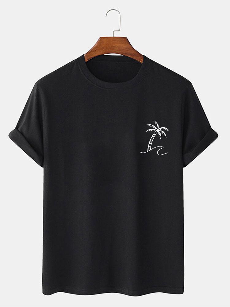 Palm Trees Print T-Shirt