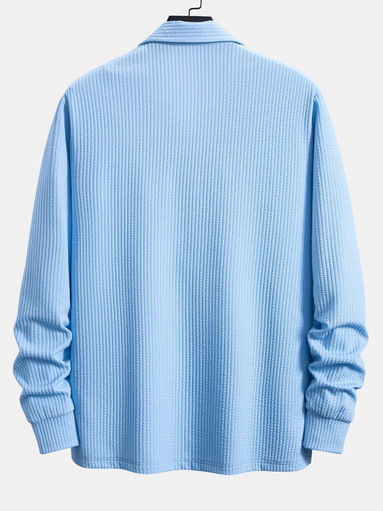 Long Sleeve Ribbed Polo