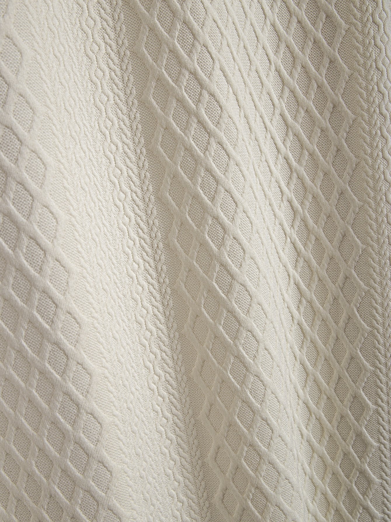 Rhombus Geometric Jacquard Polo