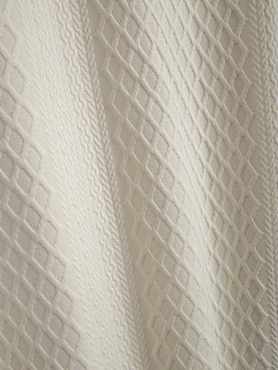 Rhombus Geometric Jacquard Polo