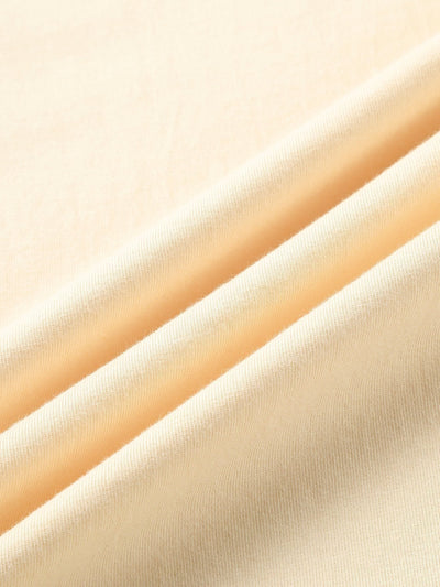 Basic Long Sleeve Heavy Weight Arc Hem T-Shirt